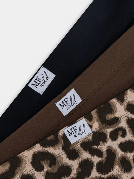 Изображение товара Комплект женских трусов Mark Formelle 412542-3 (р.94, темный шоколад/декор)