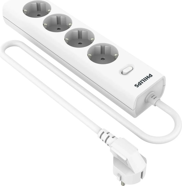 Изображение товара Сетевой фильтр Philips CHP2145WB/51 (3м, 4 розетки, белый)