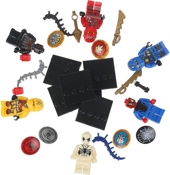 Изображение товара Элемент конструктора Город мастеров Фигурки Самураи + Супергерои / 18161-ZH