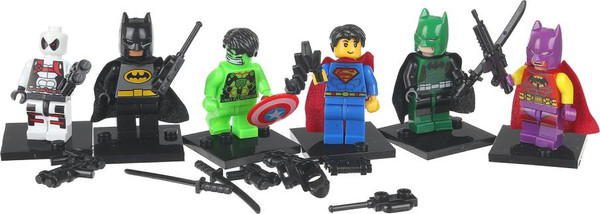 Изображение товара Элемент конструктора Город мастеров Фигурки Бэтмен + Супергерои / 18160-ZH