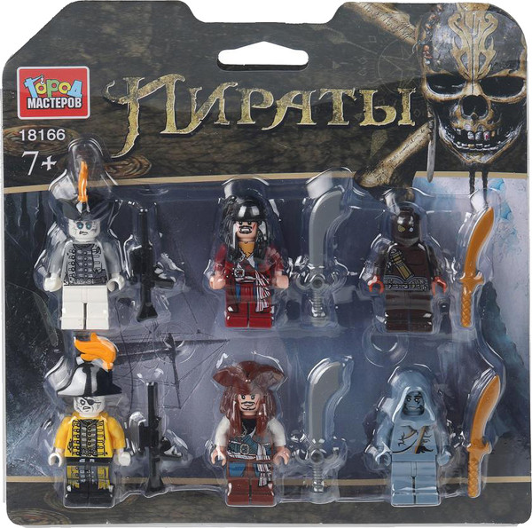 Изображение товара Элемент конструктора Город мастеров Фигурки пираты / 18166-ZH