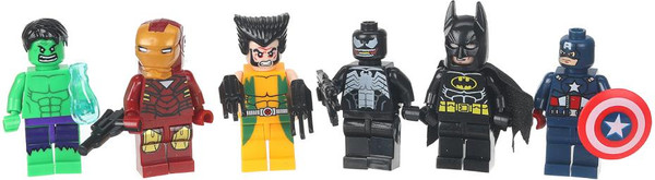 Изображение товара Элемент конструктора Город мастеров Фигурки супергерои / 18124-ZH