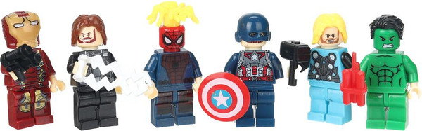 Изображение товара Элемент конструктора Город мастеров Фигурки супергерои / 18125-ZH
