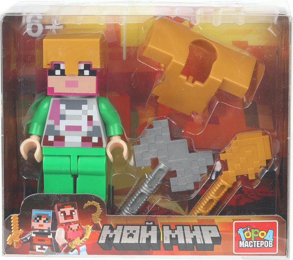 Изображение товара Элемент конструктора Город мастеров Фигурка мой мир с аксессуарами / 18117-XU