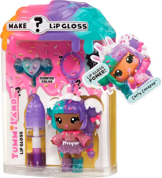 Изображение товара Набор для творчества Yummiland Карли Кейкпоп с набором для изготовления блеска для губ / 68750