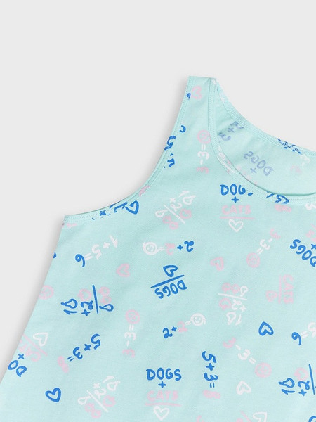 Изображение товара Майка детская Mark Formelle 427739/1 (р.140-68, примеры на бирюзе)