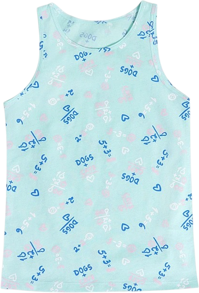 Изображение товара Майка детская Mark Formelle 427739/1 (р.152-76, примеры на бирюзе)