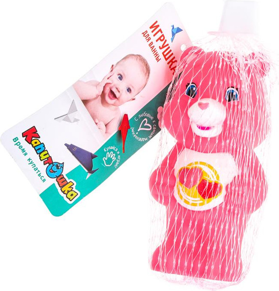 Изображение товара Игрушка для ванной Капитошка Заботливый мишка / YF2-MISHKAPINK