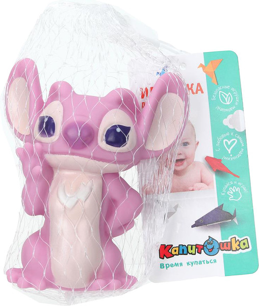 Изображение товара Игрушка для ванной Капитошка Зверюшка / 2403R0019-R (розовый)