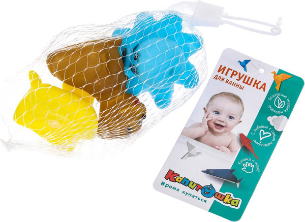 Изображение товара Набор игрушек для ванной Капитошка Животные / B2443387-R (3шт)