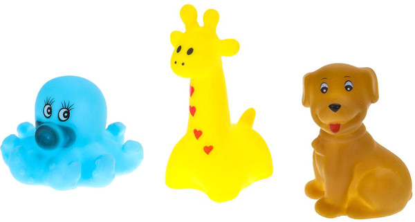 Изображение товара Набор игрушек для ванной Капитошка Животные / B2443387-R (3шт)