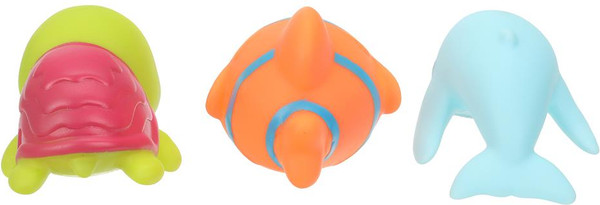 Изображение товара Набор игрушек для ванной Капитошка Морские животные / 2312R0146-R2 (3шт)