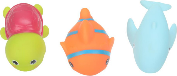 Изображение товара Набор игрушек для ванной Капитошка Морские животные / 2312R0146-R2 (3шт)