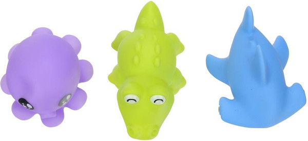 Изображение товара Набор игрушек для ванной Капитошка Морские животные / 2312R0146-R1 (3шт)