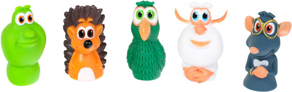 Изображение товара Набор игрушек для ванной Капитошка Пальчиковый театр Буба / LX-PT-BB-B01