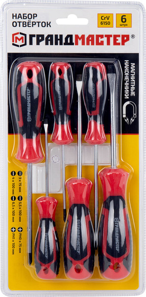 Изображение товара Набор отверток Грандмастер 671328 (6шт)