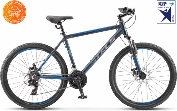 Изображение товара Велосипед STELS Navigator 600 MD 26 (17, матовый темно-серый, разобранный, в коробке)