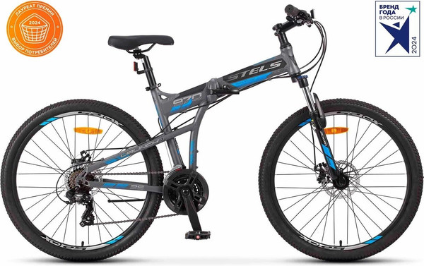 Изображение товара Велосипед STELS Launch 970 MD 26 (19, серый/синий)