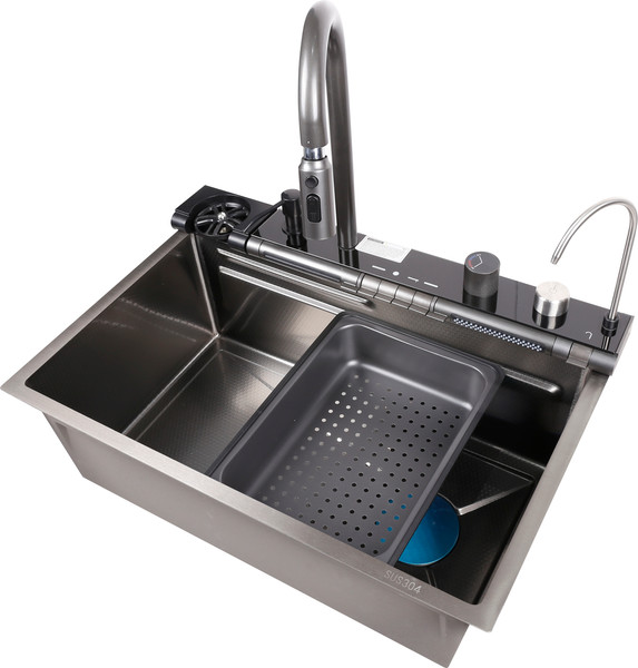 Изображение товара Мойка кухонная со смесителем Saniteco LD0192 (68х45)