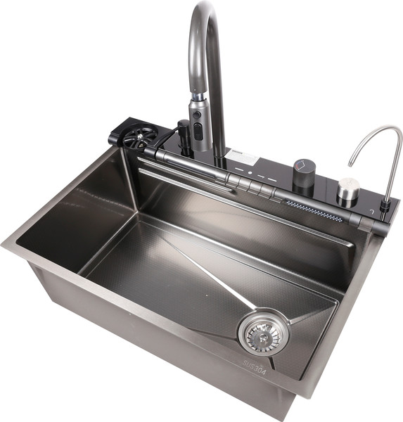 Изображение товара Мойка кухонная со смесителем Saniteco LD0192 (68х45)