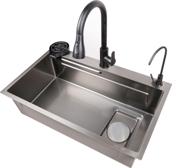 Изображение товара Мойка кухонная со смесителем Saniteco LD0193 (60х45)