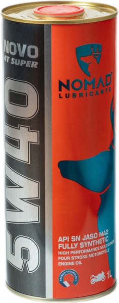 Изображение товара Моторное масло NOMAD Novo 4T Super SAE 5W40 / 33575 (1л)