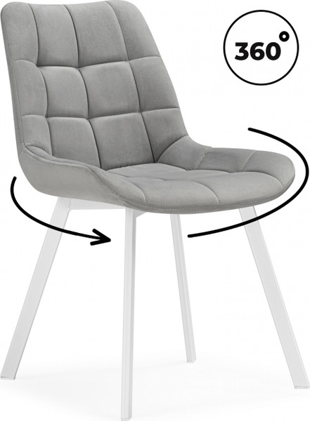 Изображение товара Стул Notta Челси 360 / 626089 ( светло-серый ZD 960/белый)