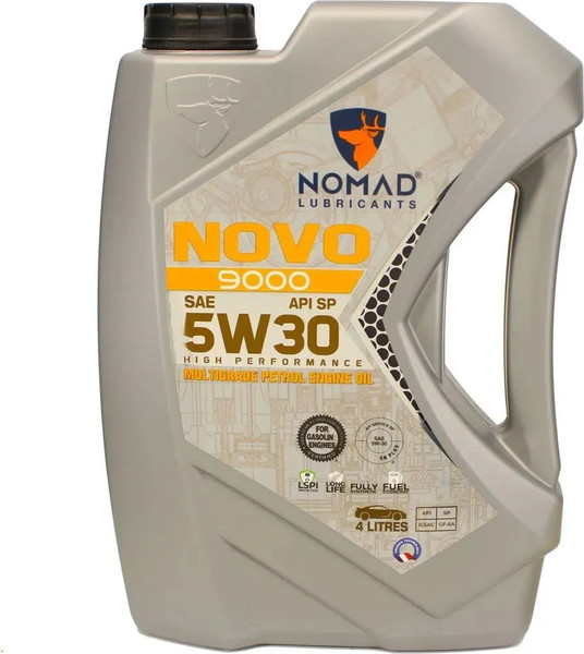 Изображение товара Моторное масло NOMAD Novo 9000 5W-30 API SP ILSAC GF-6A / 31844 (4л)
