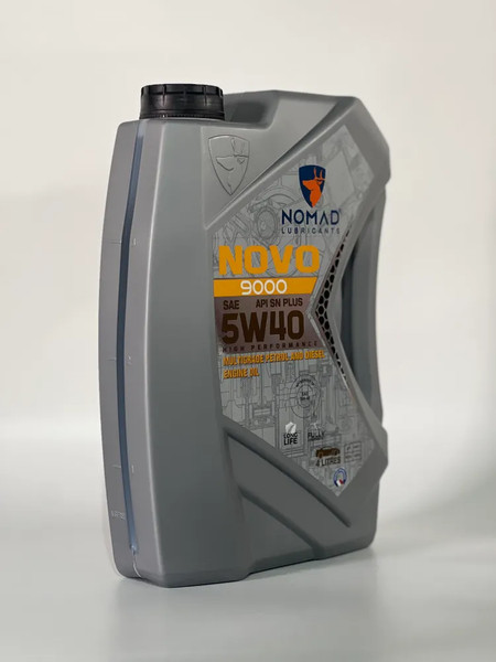 Изображение товара Моторное масло NOMAD Novo 9000 5W-40 API SN PLUS ACEA A3/B4 / 31847 (4л)