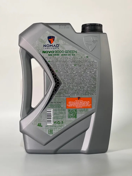Изображение товара Моторное масло NOMAD Novo 9000 Green 5W-30 ACEA C2/C3 / 32381 (4л)