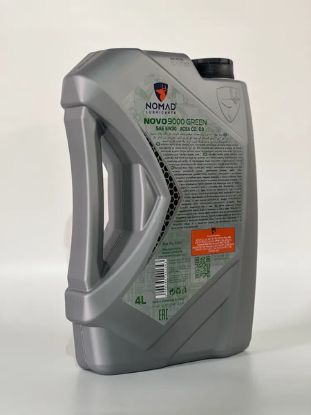 Изображение товара Моторное масло NOMAD Novo 9000 Green 5W-30 ACEA C2/C3 / 32381 (4л)