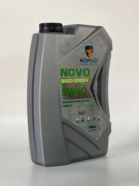 Изображение товара Моторное масло NOMAD Novo 9000 Green 5W-40 ACEA C2/C3 / 32395 (4л)