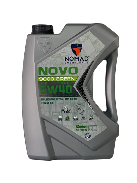 Изображение товара Моторное масло NOMAD Novo 9000 Green 5W-40 ACEA C3 / 32396 (5л)