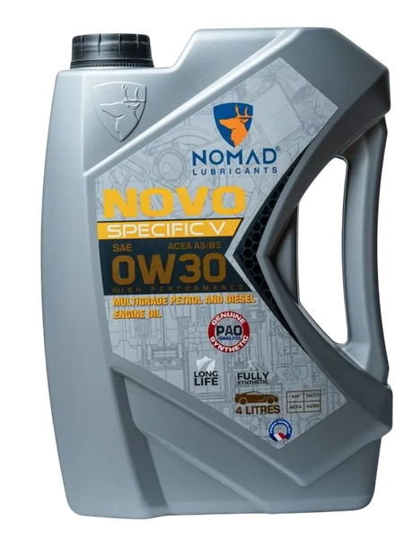 Изображение товара Моторное масло NOMAD Novo Specific V 0W-30 / 35776 (4л)
