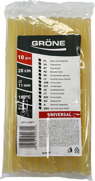 Изображение товара Клеевые стержни Grone 2411-652010