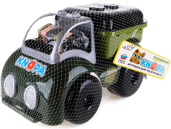 Изображение товара Цистерна-прицеп игрушечная Knopa Крепыш на войнушке 33 см / 86235