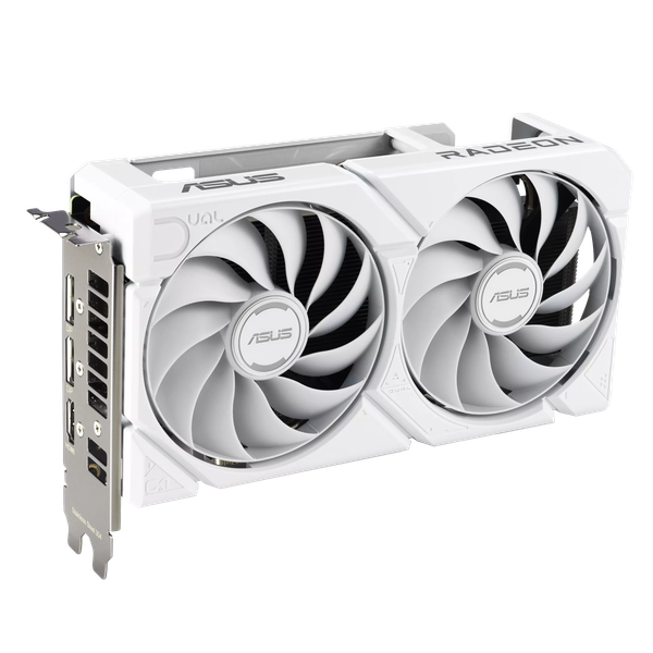 Изображение товара Видеокарта Asus Radeon RX 9060XT 16GB GDDR6 (DUAL-RX9060XT-16G-WHITE)