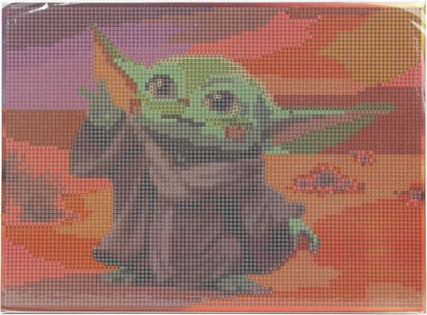 Изображение товара Набор алмазной вышивки MultiArt Малыш Йода / AM22X30-129505