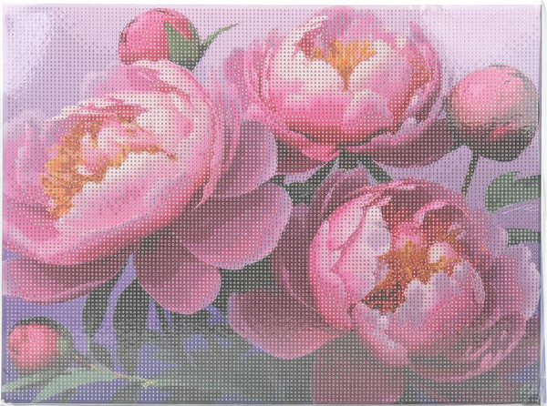Изображение товара Набор алмазной вышивки MultiArt Пионы / AM30X40-131145