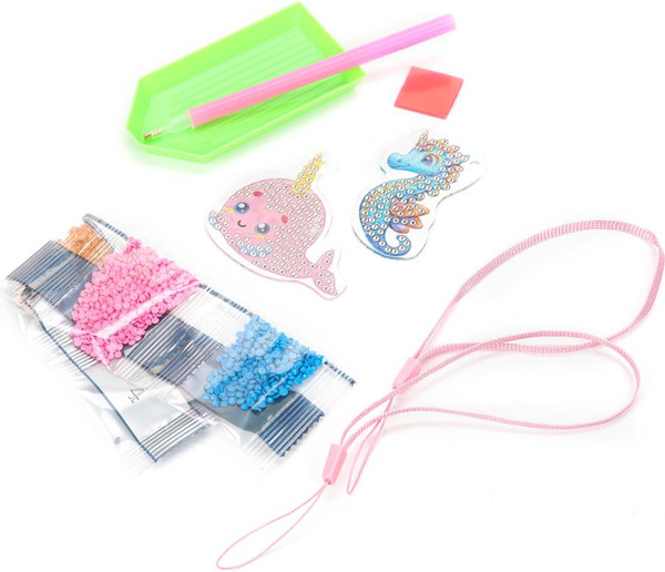 Изображение товара Набор алмазной вышивки MultiArt Брелоки Морские обитатели / DIAKEYSEA-126501