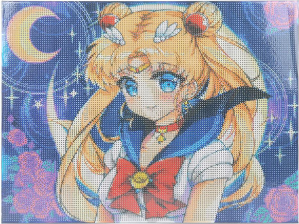 Изображение товара Набор алмазной вышивки MultiArt Сейлор Мун / AM30X40-131153