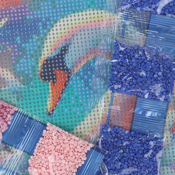 Изображение товара Набор алмазной вышивки MultiArt Лебединая семья / AM30X40-131154