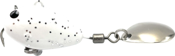 Изображение товара Тейл-спиннер UF-Studio Hurricane 28гр white glitter / H28Wg