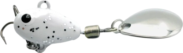 Изображение товара Тейл-спиннер UF-Studio Hurricane 35гр white glitter / H35Wg