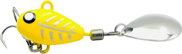 Изображение товара Тейл-спиннер UF-Studio Hurricane 35гр yellow ghost / H35Yghost