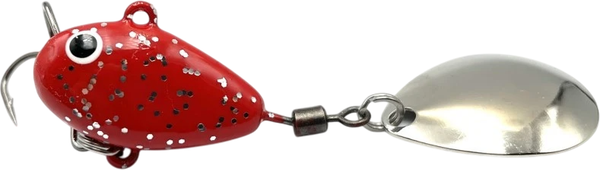 Изображение товара Тейл-спиннер UF-Studio Hurricane 21гр red glitter / H21Rg