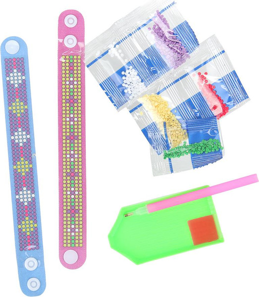 Изображение товара Набор алмазной вышивки MultiArt Браслеты Снежная принцесса / AMBR-125600-FR