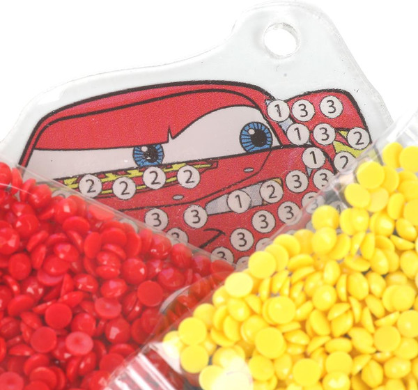 Изображение товара Набор алмазной вышивки MultiArt Брелоки Тачки / DIAKEYCAR-126499