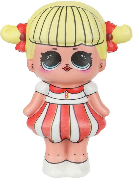 Изображение товара Игрушка антистресс СуперЖим Девочка в красно-белом платье JN-SFP01-LRU