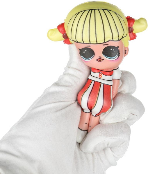 Изображение товара Игрушка антистресс СуперЖим Девочка в красно-белом платье JN-SFP01-LRU